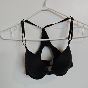 Natori Black Racerback Bra 34B